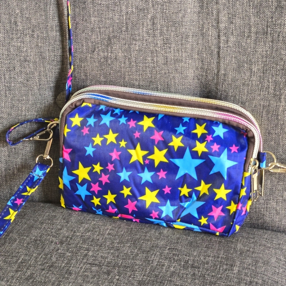 Colorful Star Pattern Women's Versatile Bag - Picture 3 of 10